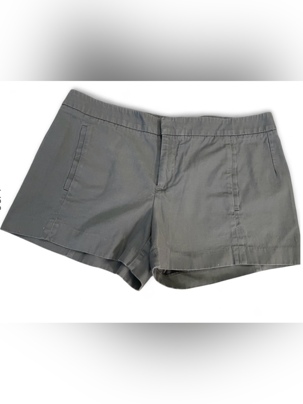 Gap Charcoal Grey Chino Shorts Womens Size 8